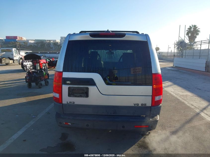 2006 Land Rover Lr3 V8 Se VIN: SALAE25446A398273 Lot: 43875895