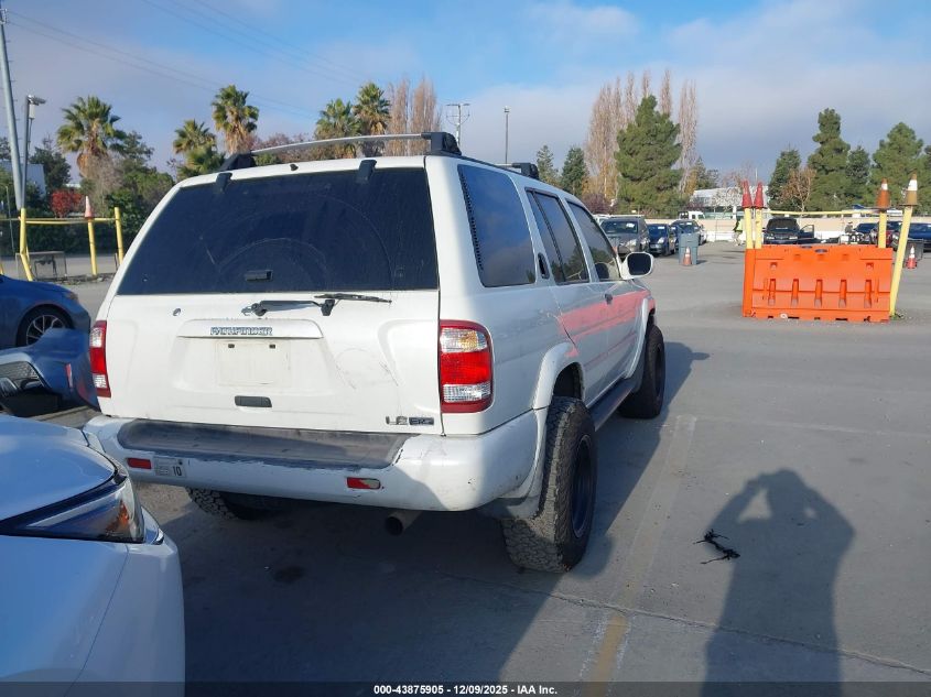 2001 Nissan Pathfinder Le VIN: JN8DR09Y11W570804 Lot: 43875905