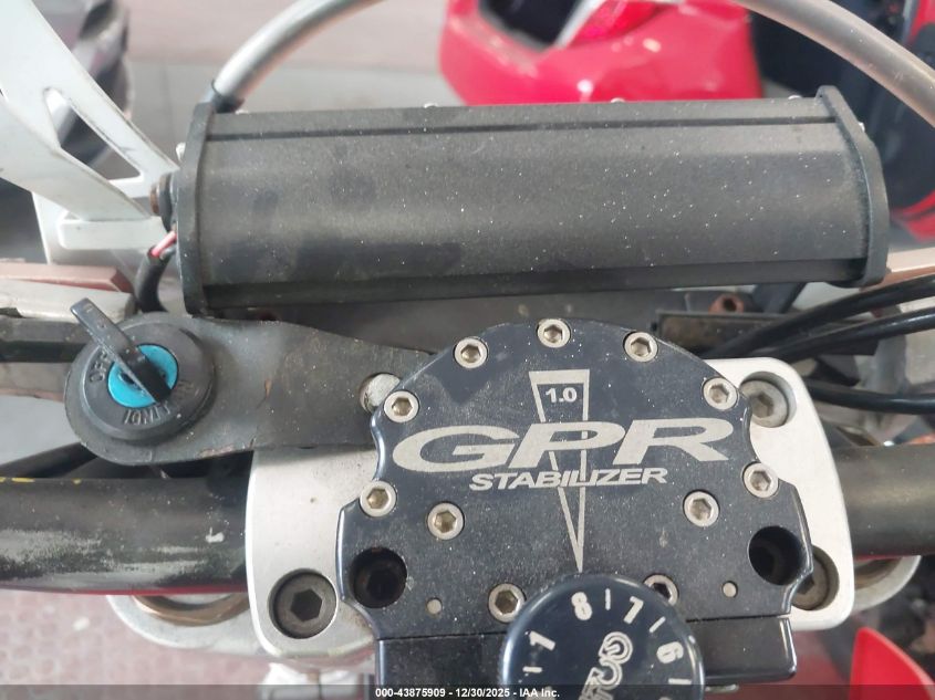 2006 Honda Crf250 X VIN: JH2ME11196M200285 Lot: 43875909