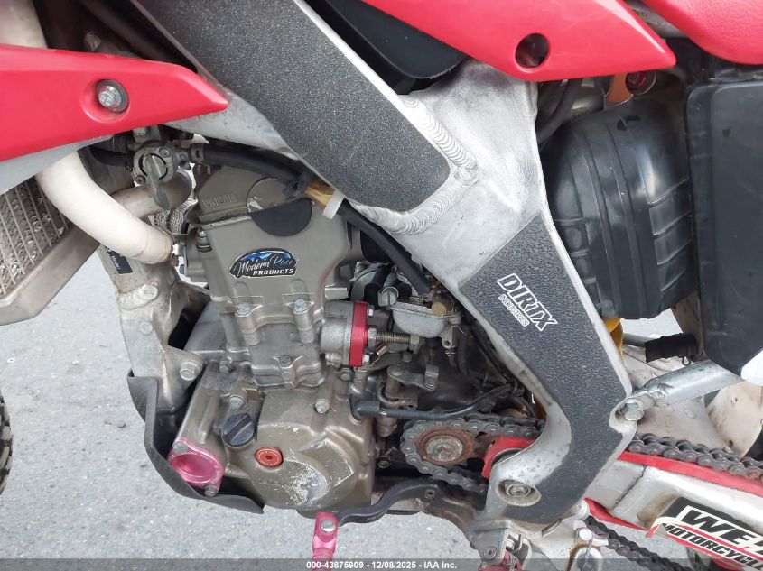 2006 Honda Crf250 X VIN: JH2ME11196M200285 Lot: 43875909