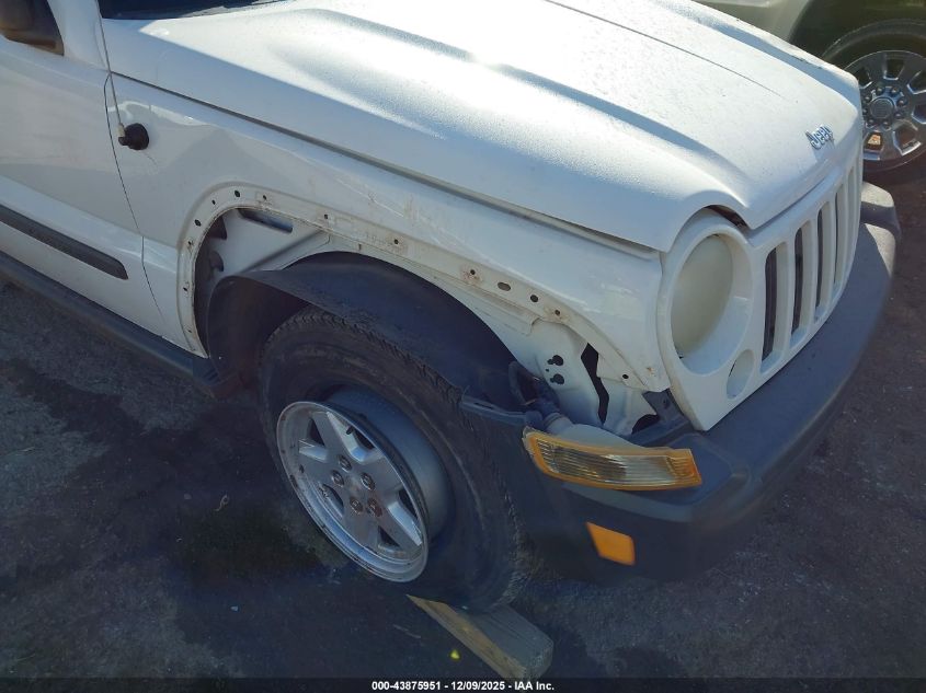 2006 Jeep Liberty Sport VIN: 1J8GK48KX6W114656 Lot: 43875951