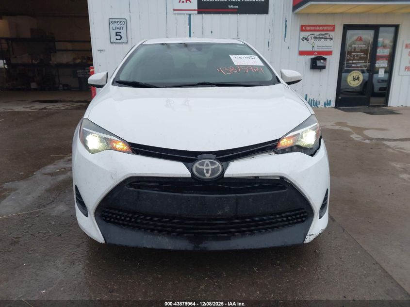 2018 Toyota Corolla Le VIN: 5YFBURHE2JP752291 Lot: 43875964