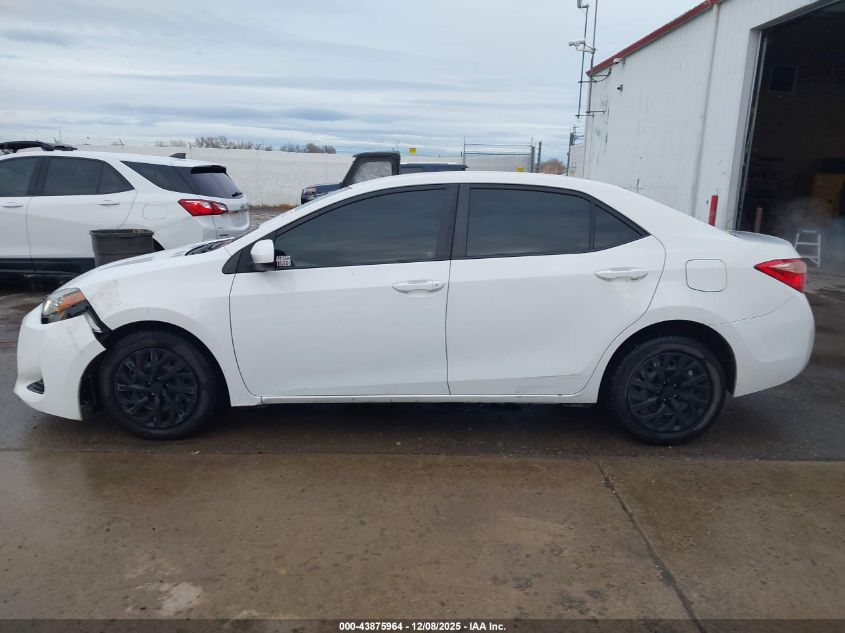 2018 Toyota Corolla Le VIN: 5YFBURHE2JP752291 Lot: 43875964