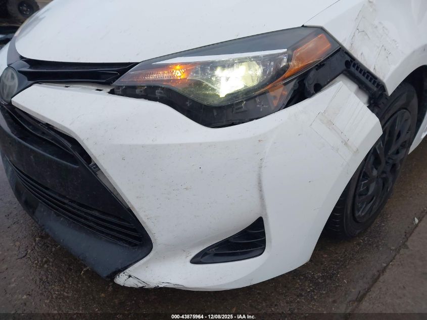 2018 Toyota Corolla Le VIN: 5YFBURHE2JP752291 Lot: 43875964