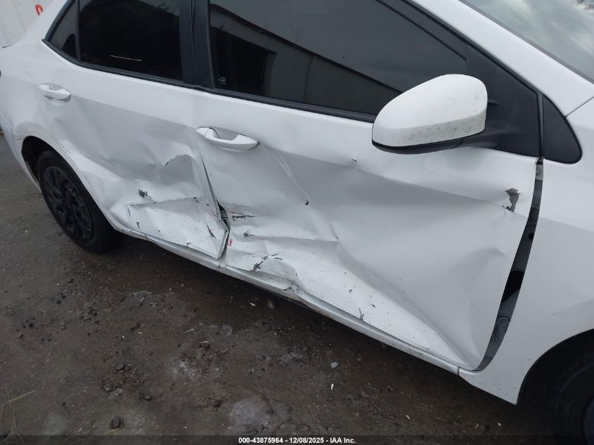 2018 Toyota Corolla Le VIN: 5YFBURHE2JP752291 Lot: 43875964