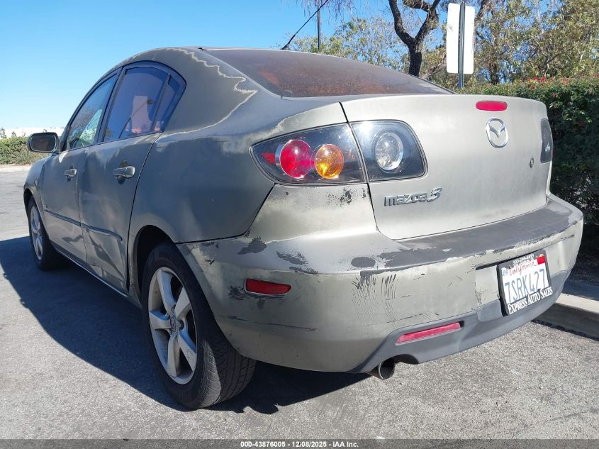 2006 Mazda Mazda3 S VIN: JM1BK123361523497 Lot: 43876005