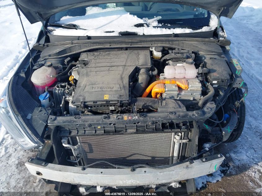 2022 Hyundai Ioniq Hybrid Blue VIN: KMHC65LC0NU276883 Lot: 43876019