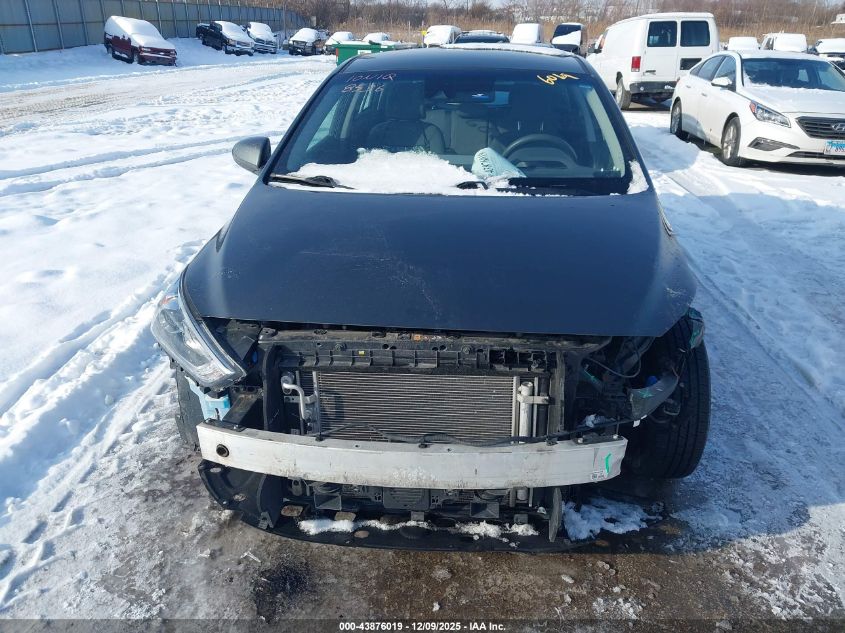 2022 Hyundai Ioniq Hybrid Blue VIN: KMHC65LC0NU276883 Lot: 43876019