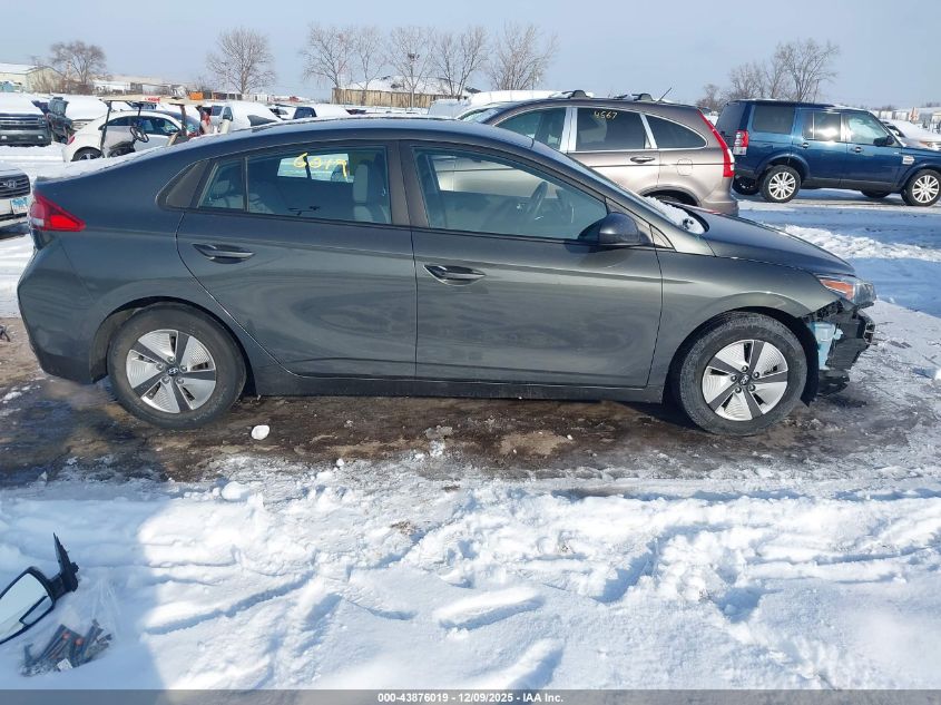 2022 Hyundai Ioniq Hybrid Blue VIN: KMHC65LC0NU276883 Lot: 43876019