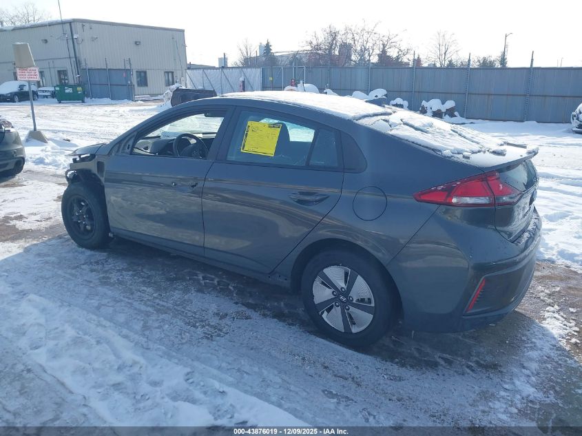 2022 Hyundai Ioniq Hybrid Blue VIN: KMHC65LC0NU276883 Lot: 43876019