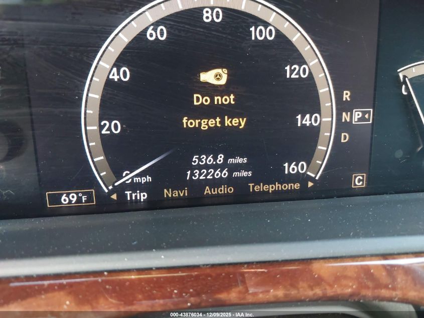 2007 Mercedes-Benz S 550 VIN: WDDNG71X47A078832 Lot: 43876034