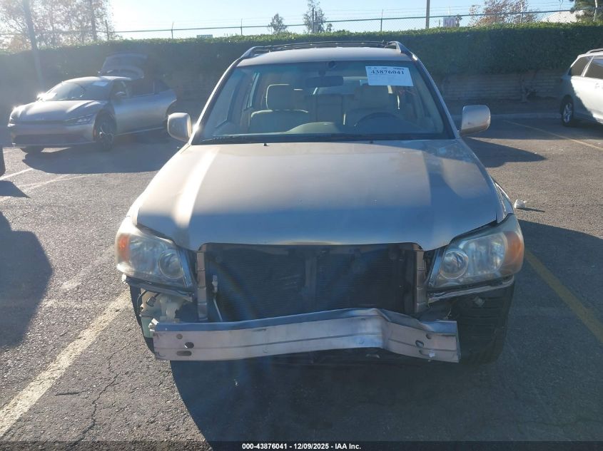 2007 Toyota Highlander VIN: JTEGD21A070171181 Lot: 43876041