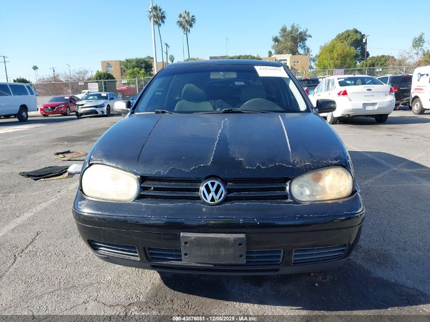 2004 Volkswagen Golf Gl VIN: 9BWBL61J644001457 Lot: 43876051