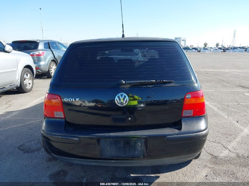 2004 Volkswagen Golf Gl VIN: 9BWBL61J644001457 Lot: 43876051