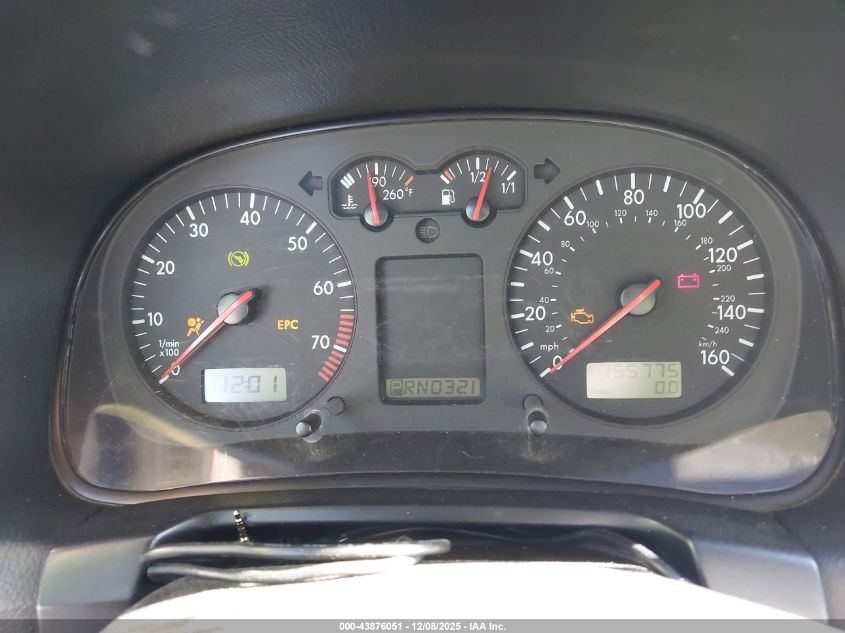 2004 Volkswagen Golf Gl VIN: 9BWBL61J644001457 Lot: 43876051