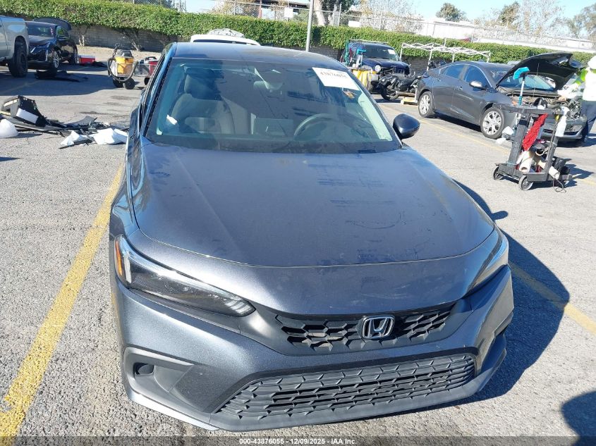 2022 Honda Civic Lx VIN: 19XFL2H59NE008772 Lot: 43876055