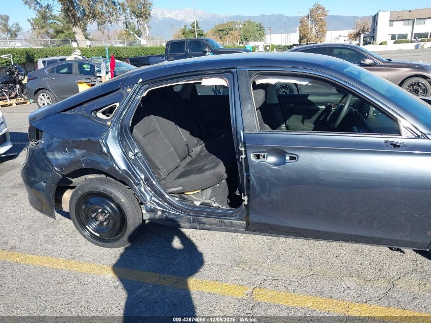 2022 Honda Civic Lx VIN: 19XFL2H59NE008772 Lot: 43876055