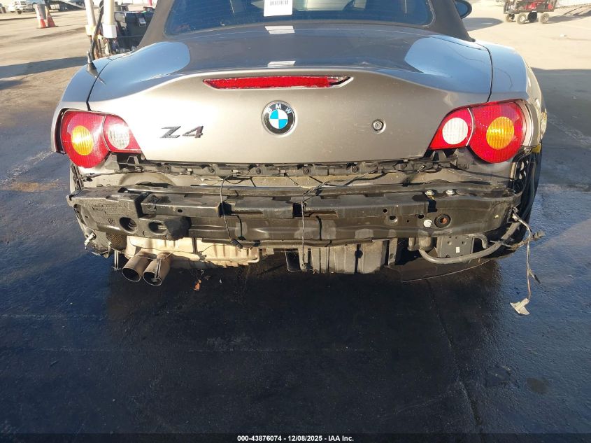 2003 BMW Z4 3.0I VIN: 4USBT53413LU04370 Lot: 43876074