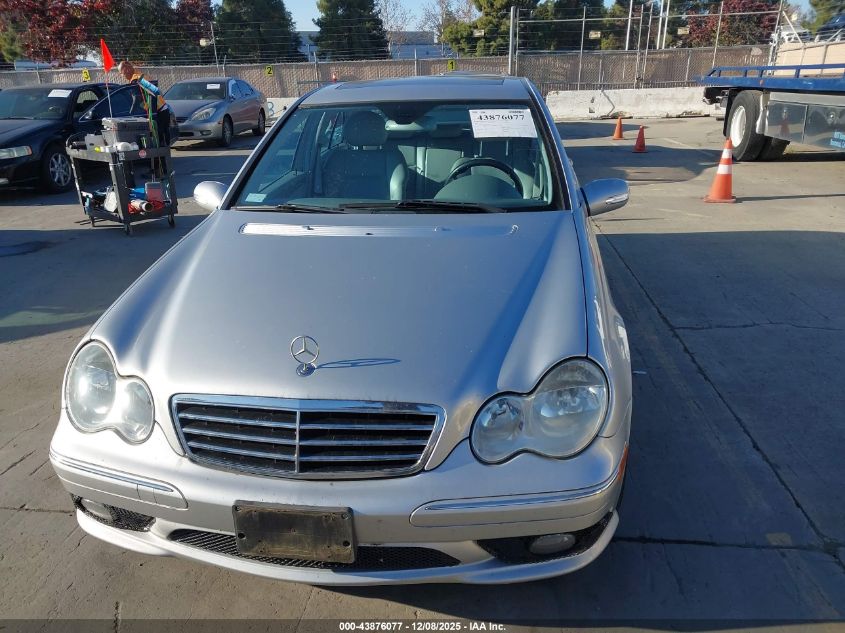 2005 Mercedes-Benz C 320 Luxury/Sport VIN: WDBRF64J65F664527 Lot: 43876077