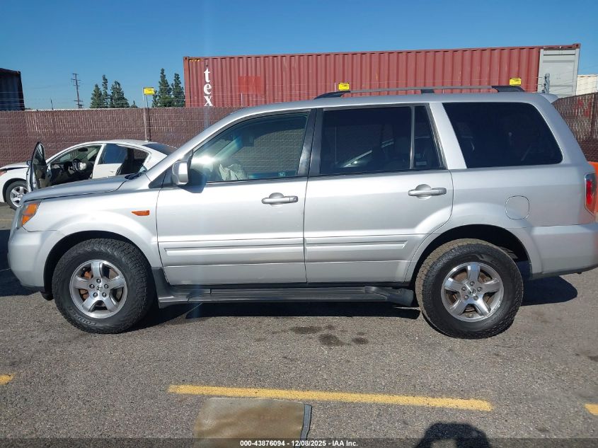 2007 Honda Pilot Ex VIN: 2HKYF18447H502036 Lot: 43876094