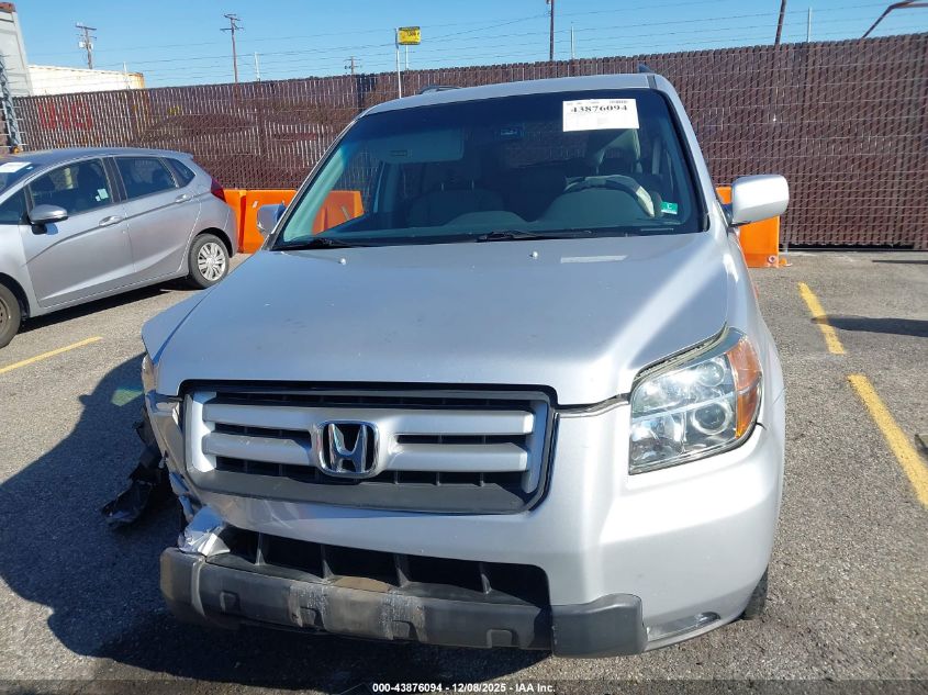 2007 Honda Pilot Ex VIN: 2HKYF18447H502036 Lot: 43876094