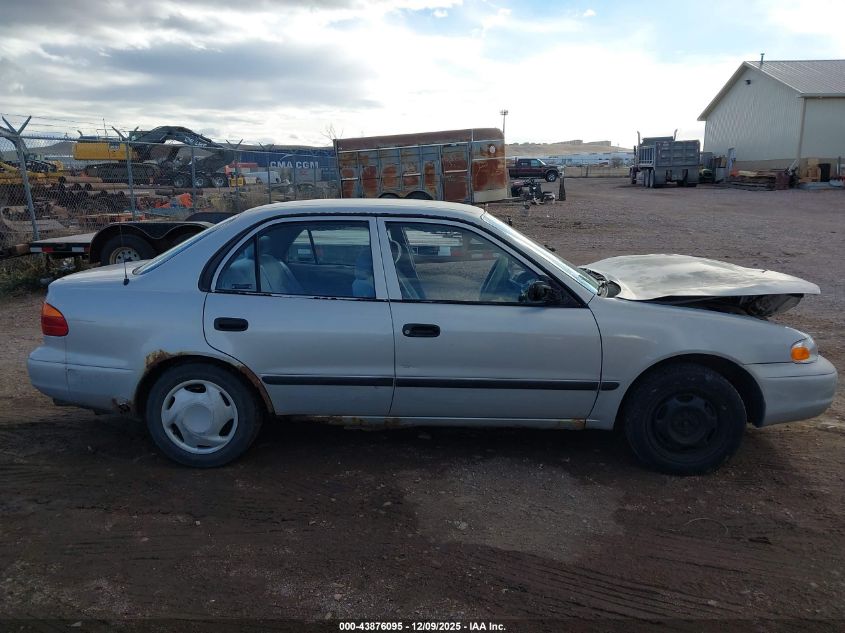 2001 Chevrolet Prizm VIN: 1Y1SK52861Z434676 Lot: 43876095