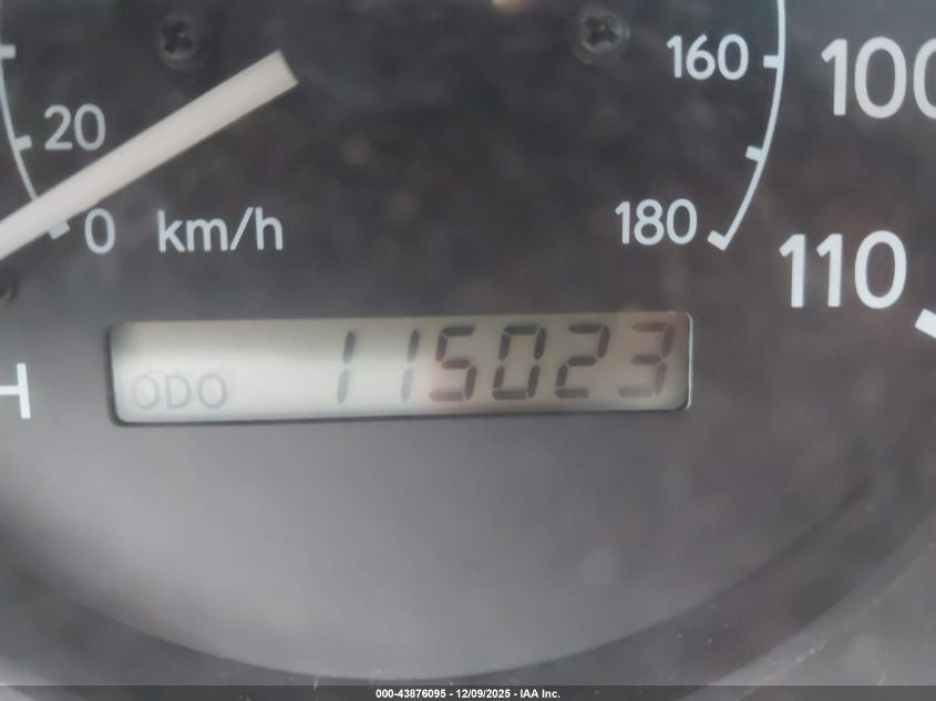 2001 Chevrolet Prizm VIN: 1Y1SK52861Z434676 Lot: 43876095