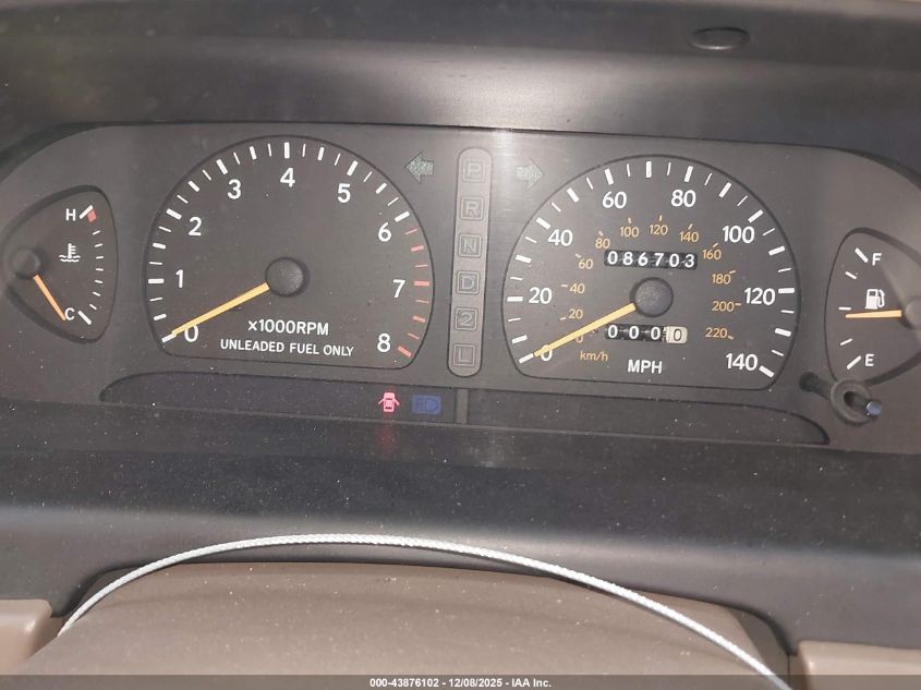 1997 Toyota Avalon Xl VIN: 4T1BF12B6VU210660 Lot: 43876102