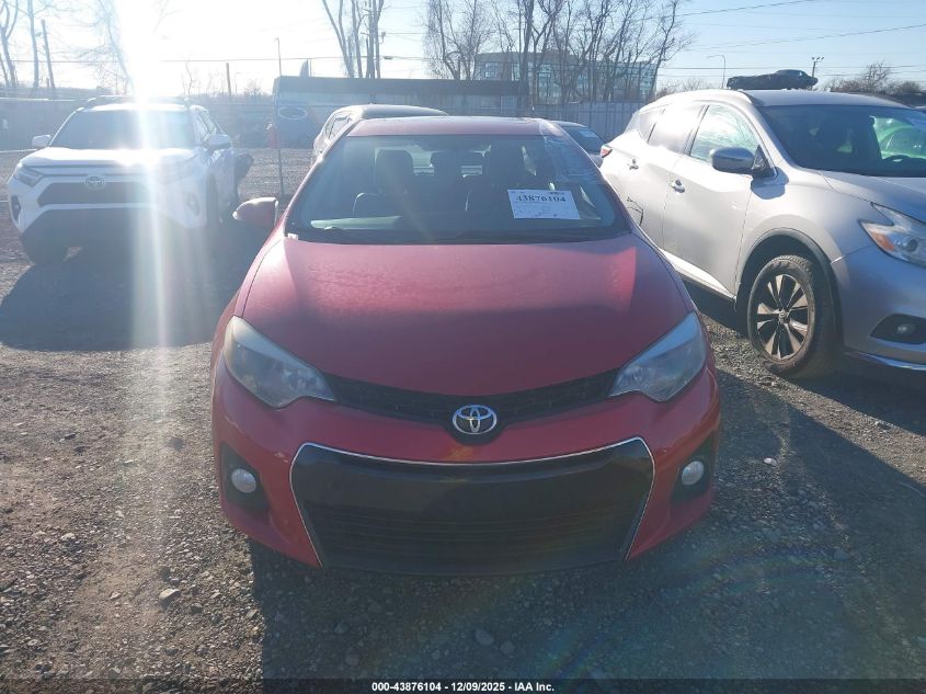 2015 Toyota Corolla S Plus VIN: 2T1BURHE4FC453442 Lot: 43876104