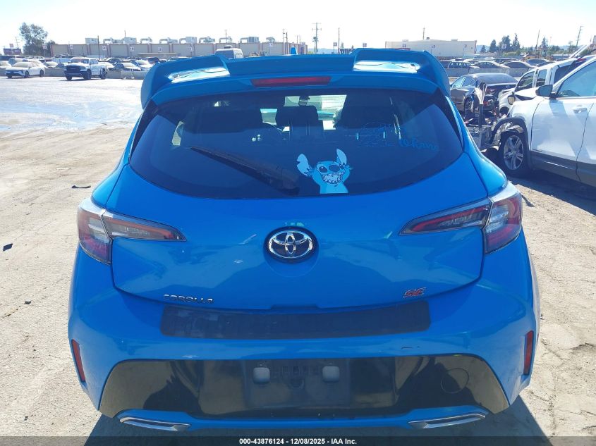 2019 Toyota Corolla Xse VIN: 0JTNK4RBE8K300265 Lot: 43876124