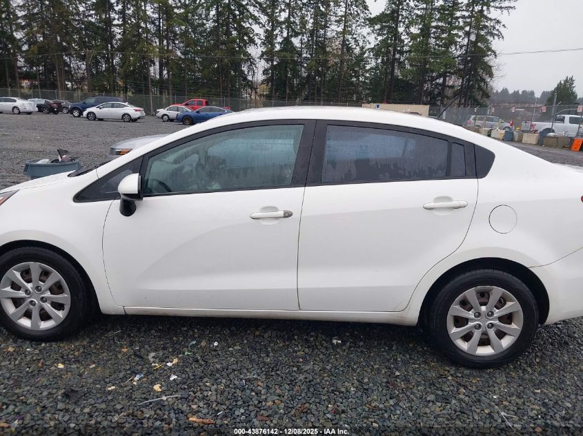 2013 Kia Rio Lx VIN: KNADM4A33D6218780 Lot: 43876142