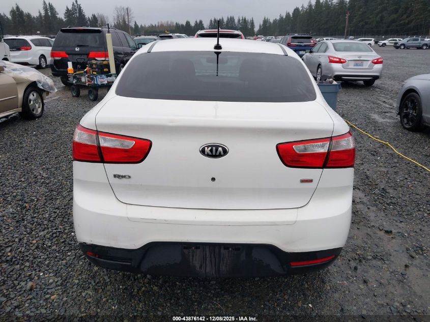 2013 Kia Rio Lx VIN: KNADM4A33D6218780 Lot: 43876142