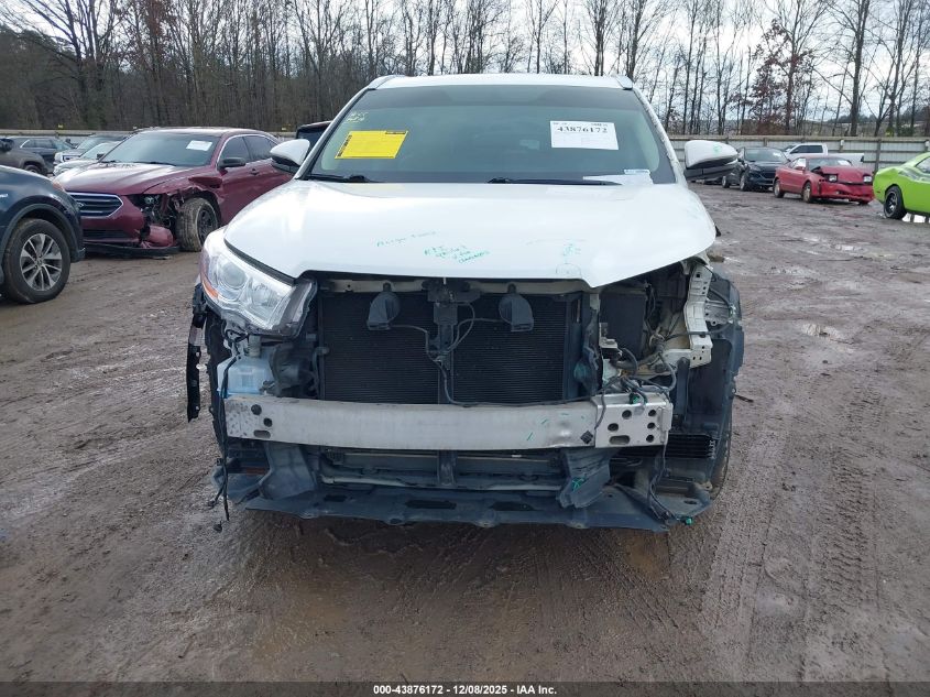 2014 Toyota Highlander Limited V6 VIN: 5TDDKRFH5ES031617 Lot: 43876172