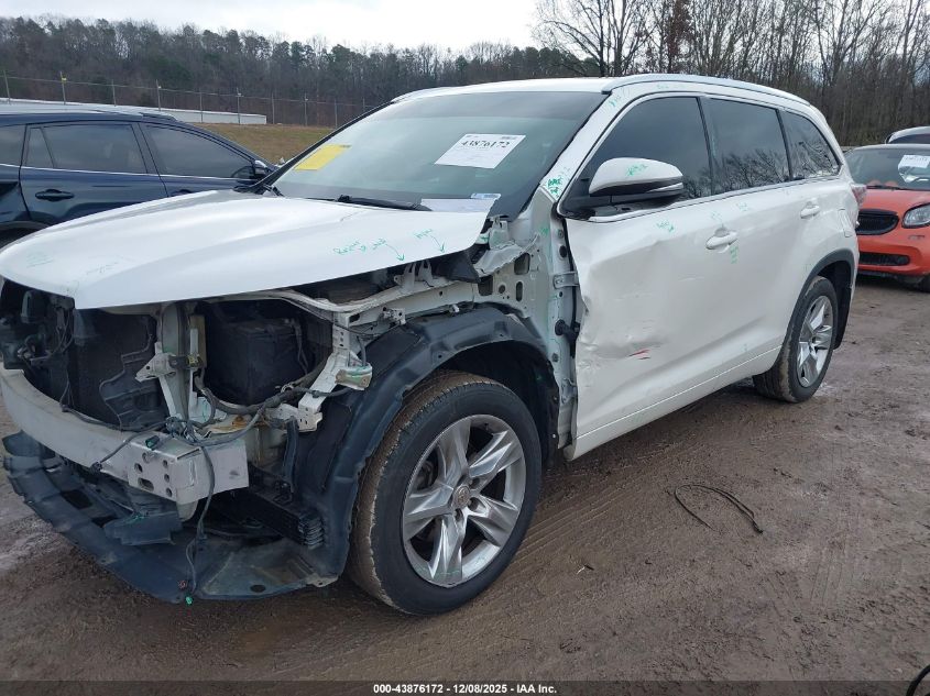 5TDDKRFH5ES031617 2014 TOYOTA HIGHLANDER photo no. 2