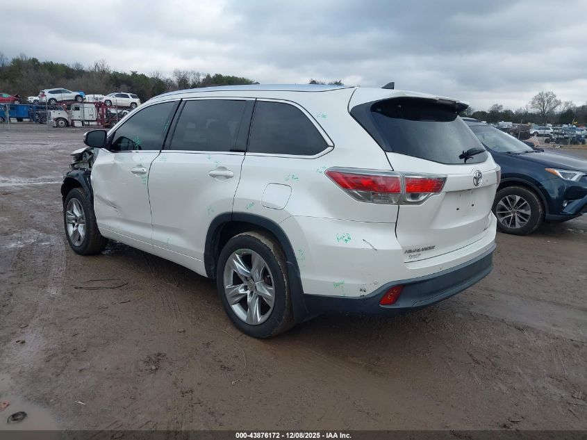 5TDDKRFH5ES031617 2014 TOYOTA HIGHLANDER photo no. 3