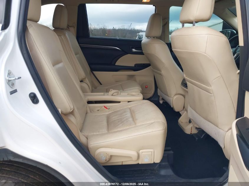 2014 Toyota Highlander Limited V6 VIN: 5TDDKRFH5ES031617 Lot: 43876172