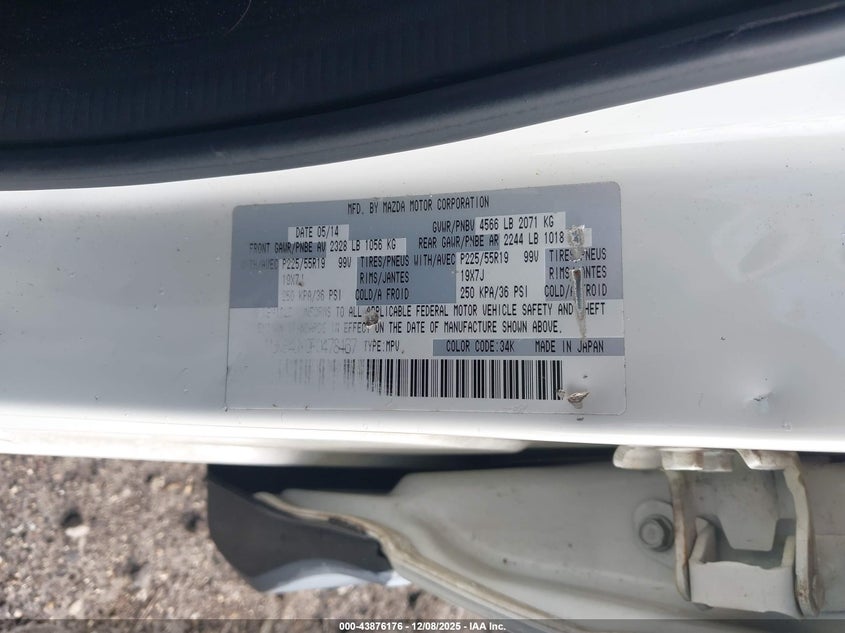 JM3KE4DY0F0478467 2015 MAZDA CX-5 photo no. 9
