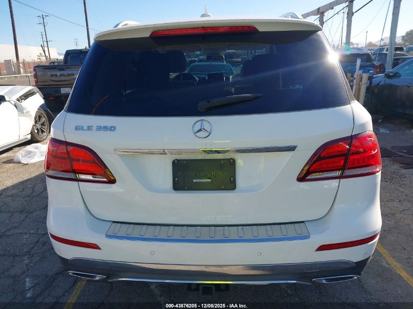 2017 Mercedes-Benz Gle 350 VIN: 4JGDA5JB2HA919091 Lot: 43876205