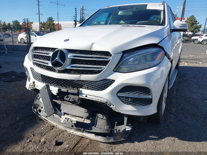 2017 Mercedes-Benz Gle 350 VIN: 4JGDA5JB2HA919091 Lot: 43876205