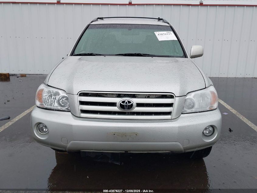 2004 Toyota Highlander V6 VIN: JTEDP21A340005923 Lot: 43876227