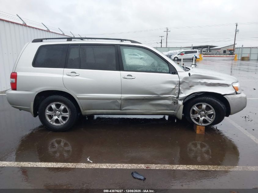 2004 Toyota Highlander V6 VIN: JTEDP21A340005923 Lot: 43876227