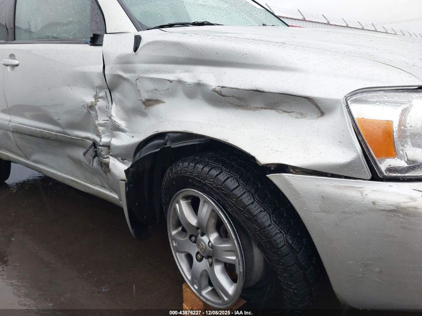 2004 Toyota Highlander V6 VIN: JTEDP21A340005923 Lot: 43876227