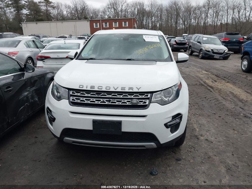 2016 Land Rover Discovery Sport Hse VIN: SALCR2BG0GH616956 Lot: 43876271