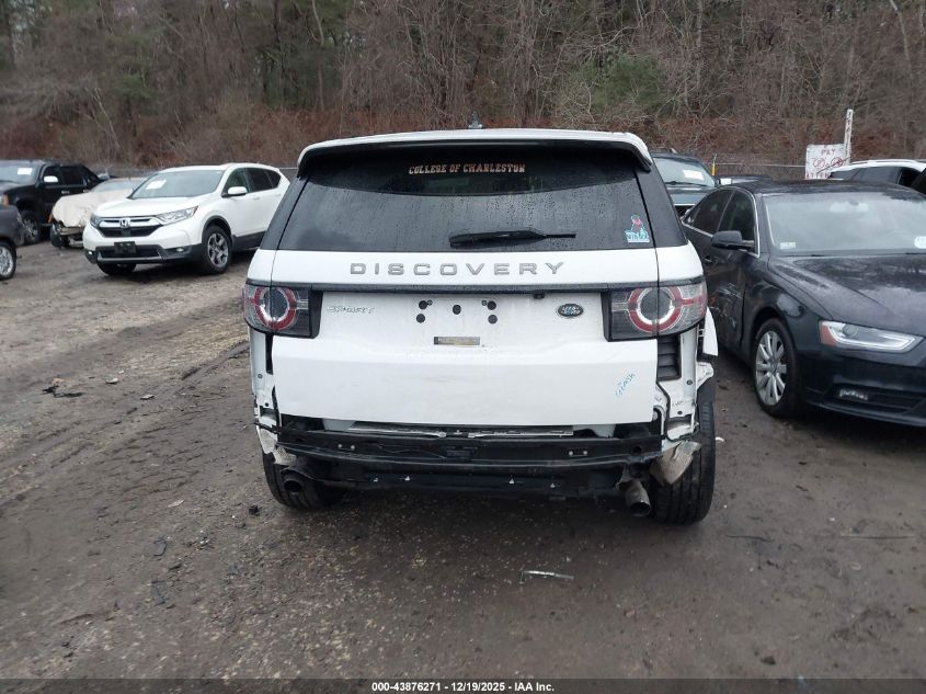 2016 Land Rover Discovery Sport Hse VIN: SALCR2BG0GH616956 Lot: 43876271