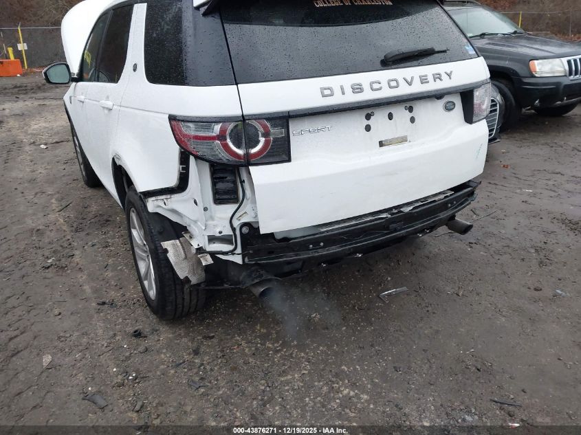 2016 Land Rover Discovery Sport Hse VIN: SALCR2BG0GH616956 Lot: 43876271