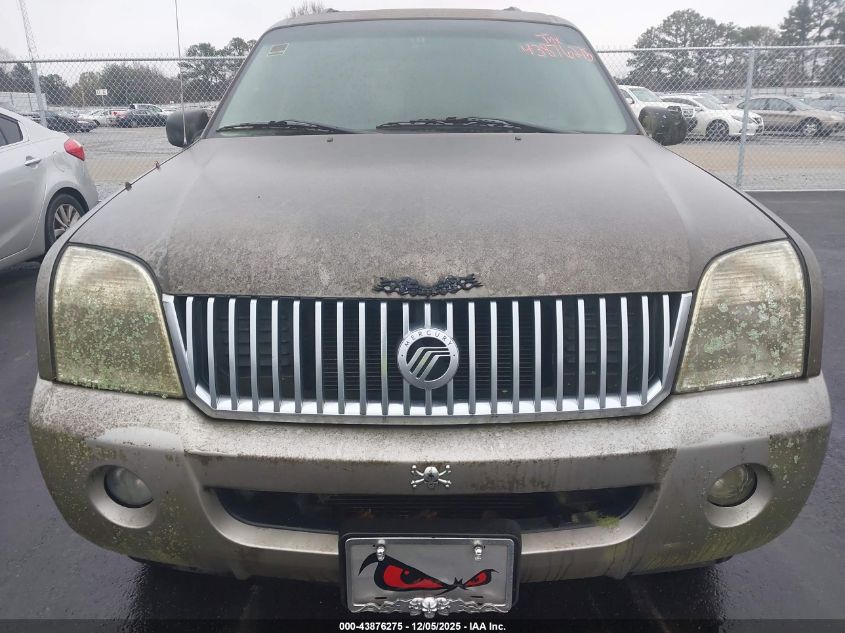 2002 Mercury Mountaineer VIN: 4M2ZU86W72UJ30269 Lot: 43876275