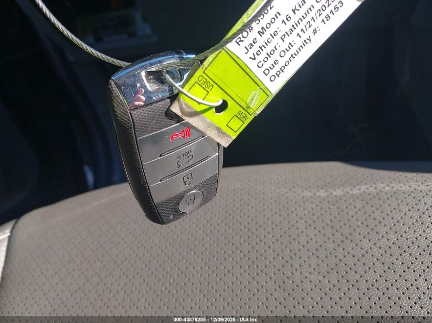 2016 Kia Sorento 3.3L Ex VIN: 5XYPH4A59GG161069 Lot: 43876285