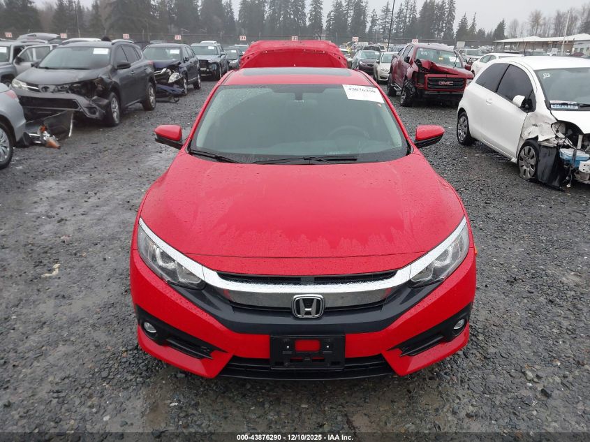 2017 Honda Civic Ex-T VIN: 2HGFC1F3XHH651637 Lot: 43876290