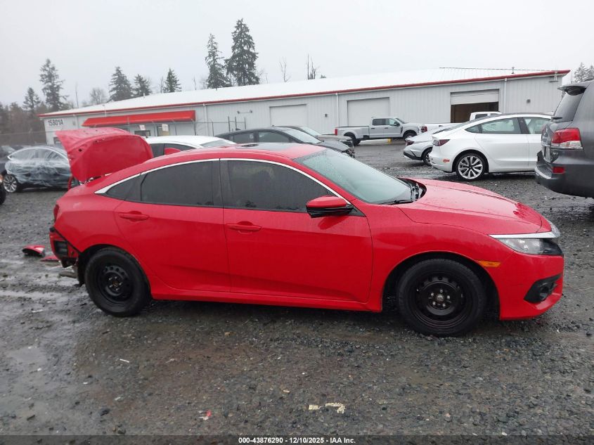 2017 Honda Civic Ex-T VIN: 2HGFC1F3XHH651637 Lot: 43876290