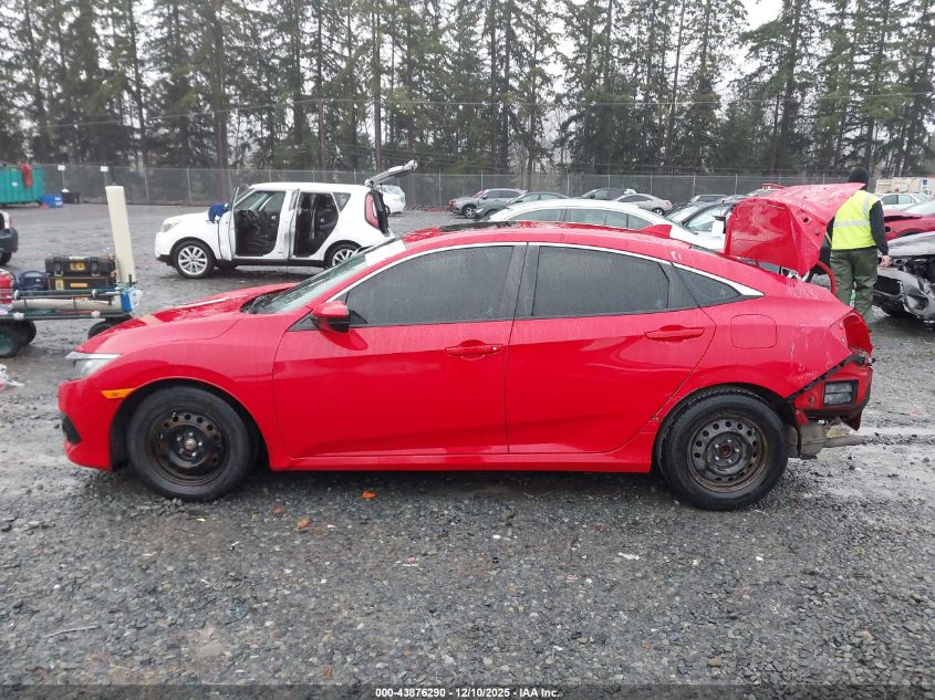 2017 Honda Civic Ex-T VIN: 2HGFC1F3XHH651637 Lot: 43876290